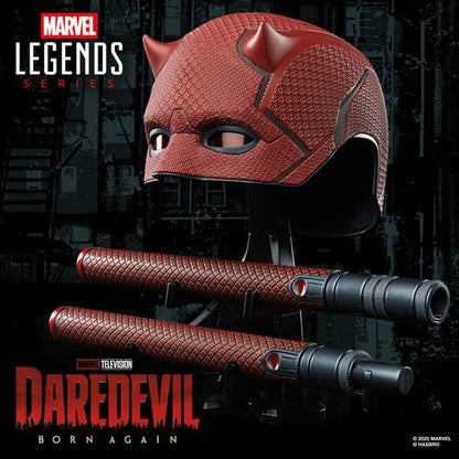 Daredevil Marvel Legends Daredevil: Born Again Mask and Billy Club Prop Replicas
Daredevil Hasbro Prop Replicas
Item Number: HSG1598WNK1