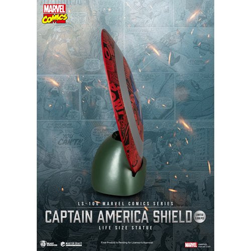 Marvel Comics Series Captain America Life Size Shield LS-100 Master Craft Statue
Captain America Beast Kingdom Statues and Busts
Item Number: DC245820WNK