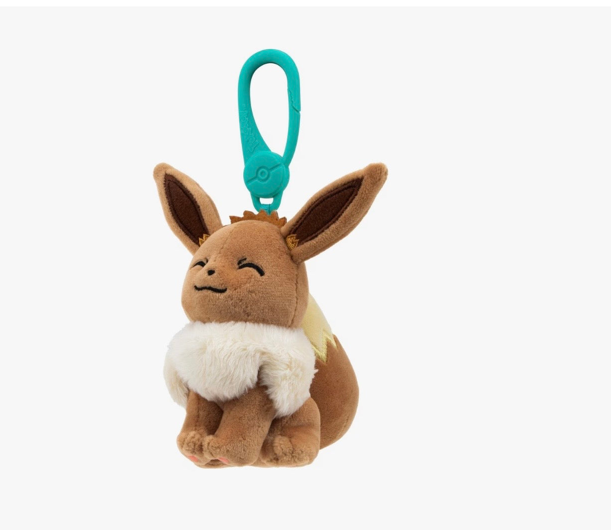 Pokémon Eevee 3.5-Inch Clip-On Plush Keychain – Jazwares