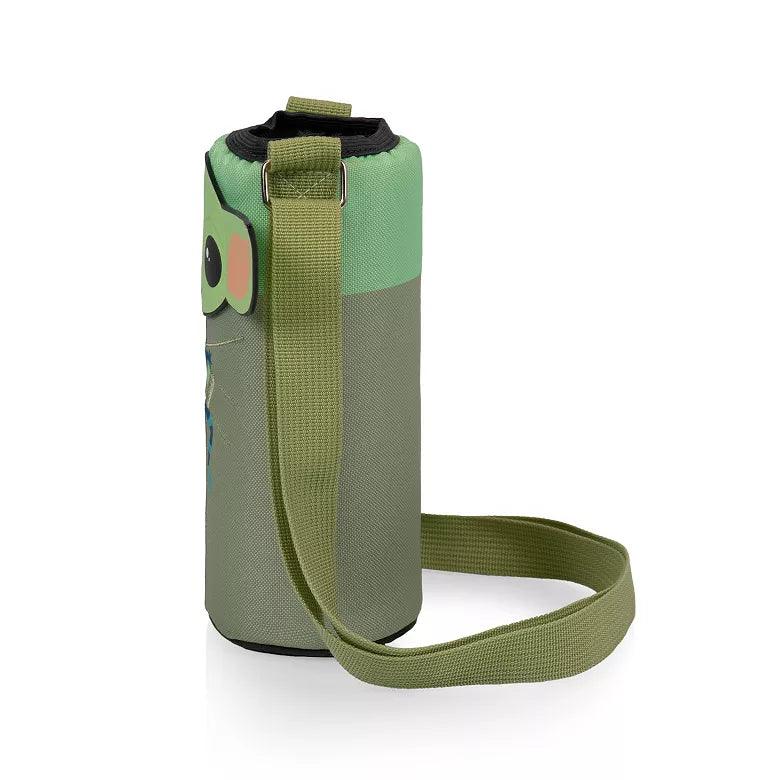 Star Wars: The Mandalorian Grogu Insulated Water Bottle Cooler with Shoulder Strap | Oniva
