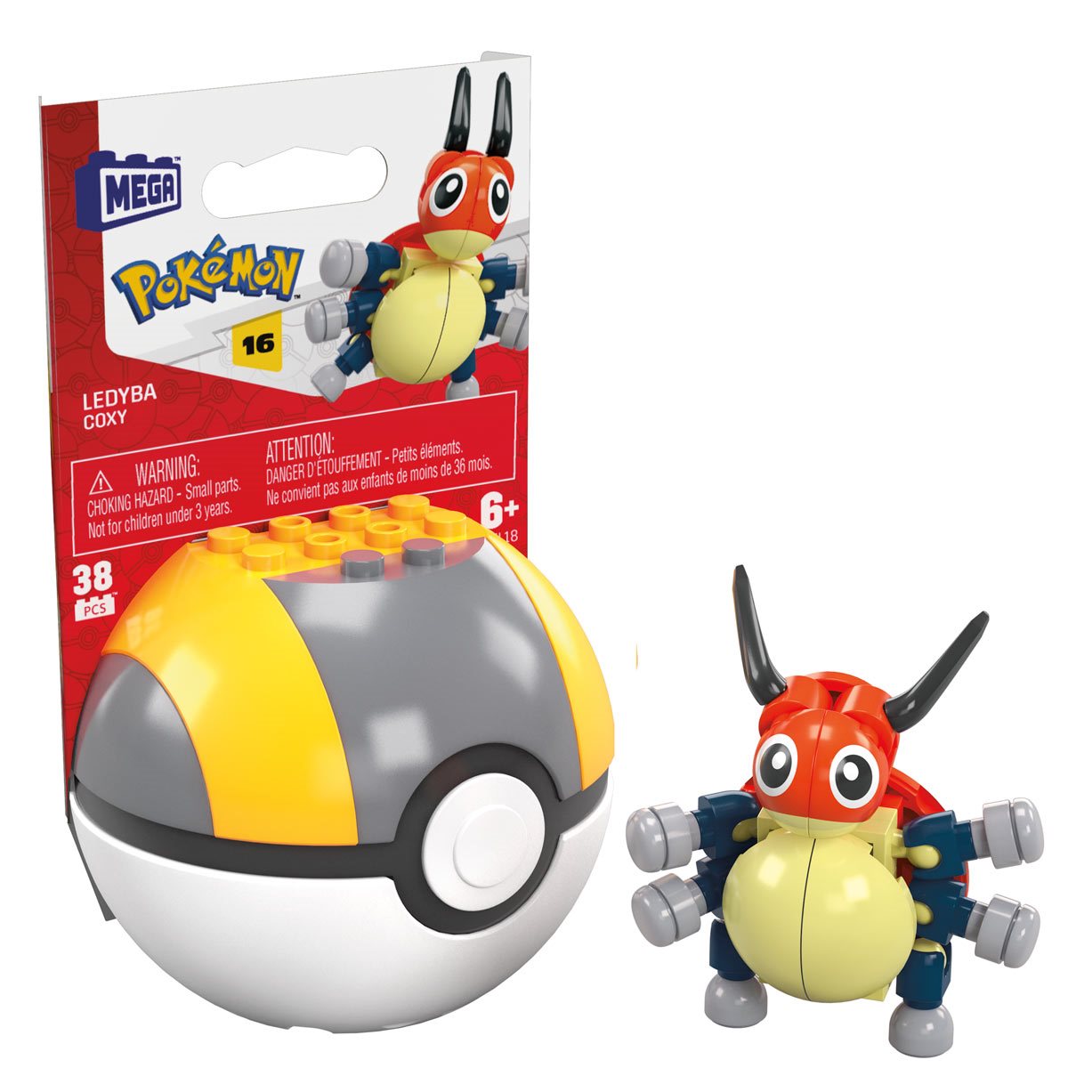 Mega Construx Pokemon Poke Ball Series 16 Case of 12