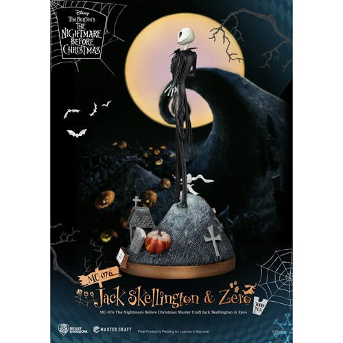 The Nightmare Before Christmas Jack Skellington and Zero MC-076 Master Craft Statue
The Nightmare Before Christmas Beast Kingdom Statues
Item Number: DC524354WNK
