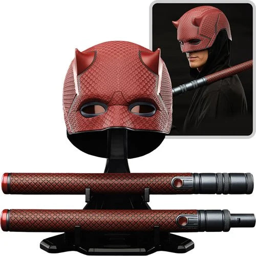 Daredevil Marvel Legends Daredevil: Born Again Mask and Billy Club Prop Replicas
Daredevil Hasbro Prop Replicas
Item Number: HSG1598WNK1