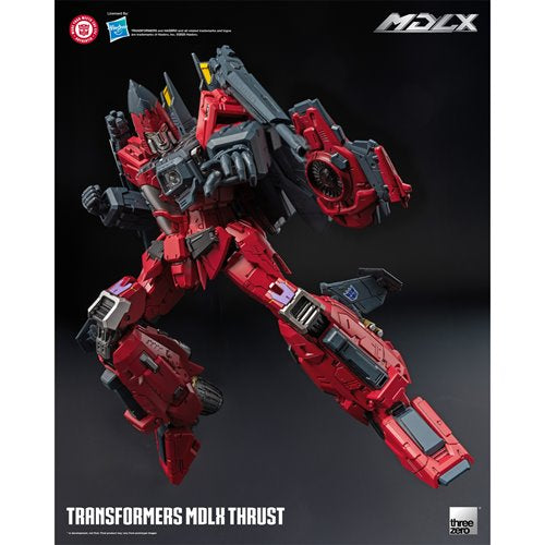 Transformers Thrust MDLX Action Figure
Transformers Threezero Action Figures
Item Number: TH3Z0889WNK