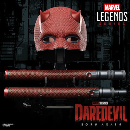 Daredevil Marvel Legends Daredevil: Born Again Mask and Billy Club Prop Replicas
Daredevil Hasbro Prop Replicas
Item Number: HSG1598WNK1