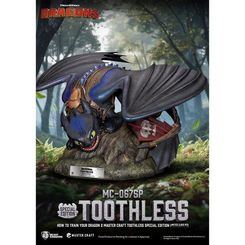 How to Train Your Dragon 2 Toothless MC-067SP Master Craft Statue
How to Train Your Dragon Beast Kingdom Statues and Busts
Item Number: BKMC067SPWNK