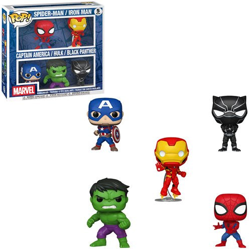 Marvel Funko Pop! Vinyl Figure 5-Pack
Marvel Funko Vinyl Figures
Item Number: FU94798WNK1