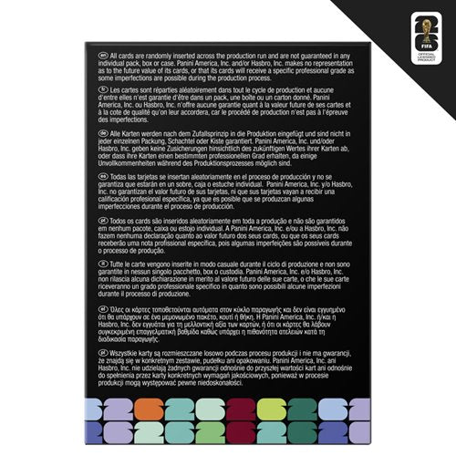 Monopoly
Monopoly Panini Prizm: FIFA World Cup Soccer Trading Cards Booster Box (6 packs per box)
Monopoly Hasbro Games
Item Number: HSG2677WNK