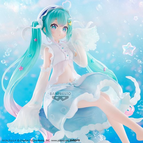 Vocaloid Hatsune Miku Jellyfish Banpresto Evolve Clearluxe Statue
Vocaloid Banpresto Statues
Item Number: SAN30010WNK