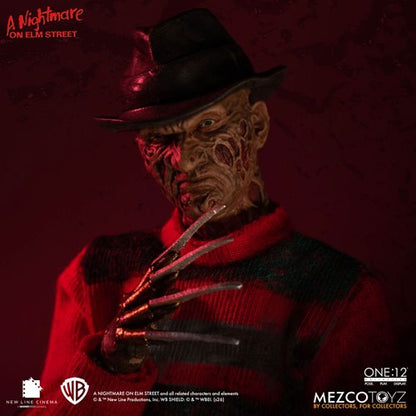A Nightmare on Elm Street Freddy Krueger One:12 Collective Action Figure
Nightmare on Elm Street Mezco Toyz Action Figures
Item Number: MZ77390WNK1