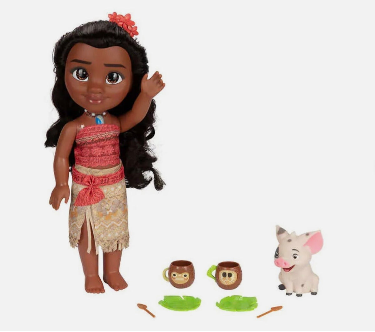 Disney Princess Treat Time with Moana and Pua Doll Set