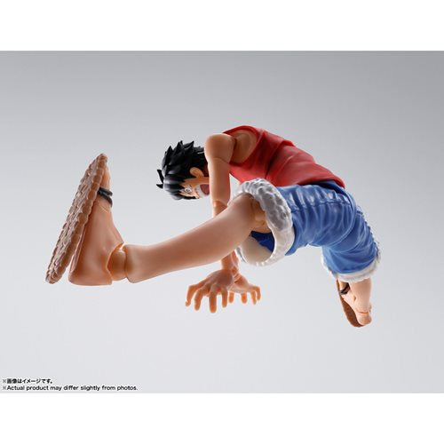 One Piece Monkey D. Luffy Romance Dawn S.H.Figuarts Action Figure - Reissue
One Piece Bandai Tamashii Nations Action Figures
Item Number: BLFBAS66473WNK