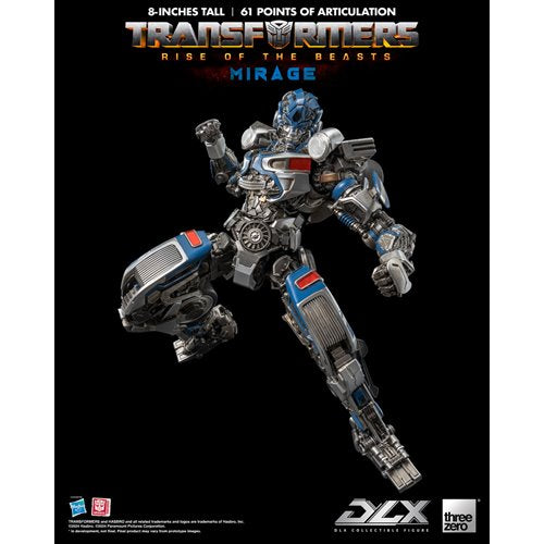 Transformers: Rise of the Beasts Mirage DLX Action Figure
Transformers Threezero Action Figures
Item Number: TH3Z0564WNK
