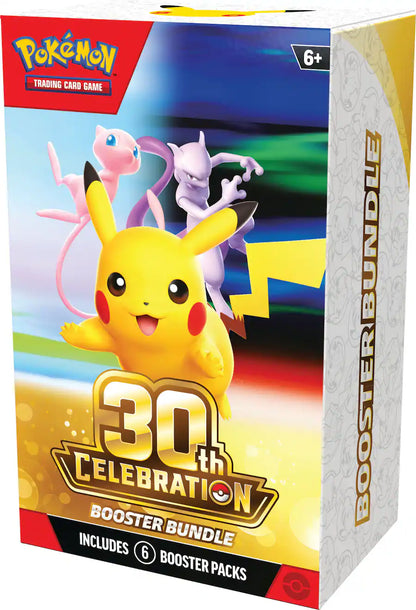 Pokémon TCG: 30th Celebration Booster Bundle – 6 Booster Packs