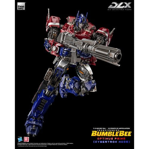 Transformers: Bumblebee Optimus Prime Cybertron Mode DLX Action Figure
Transformers Threezero Action Figures
Item Number: TH3Z0650WNK