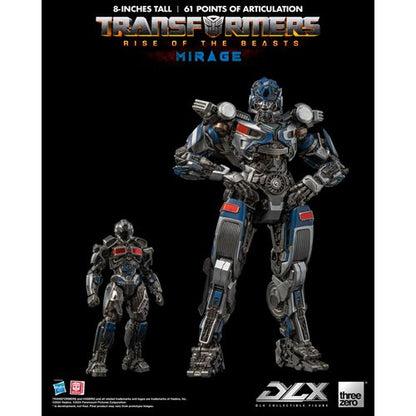 Transformers: Rise of the Beasts Mirage DLX Action Figure
Transformers Threezero Action Figures
Item Number: TH3Z0564WNK