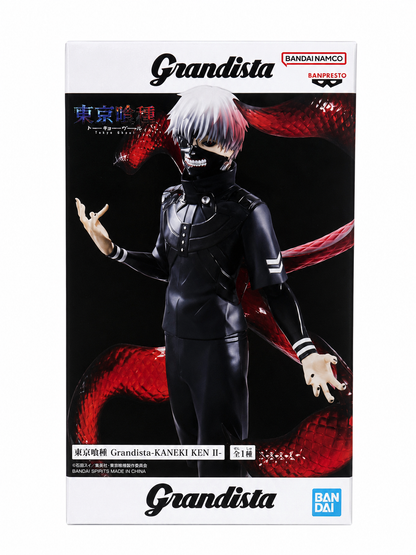 Grandista Ken Kaneki II Figure – Tokyo Ghoul – Bandai Namco Banpresto Anime Statue. Item #707178