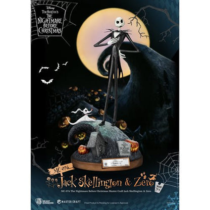 The Nightmare Before Christmas Jack Skellington and Zero MC-076 Master Craft Statue
The Nightmare Before Christmas Beast Kingdom Statues
Item Number: DC524354WNK