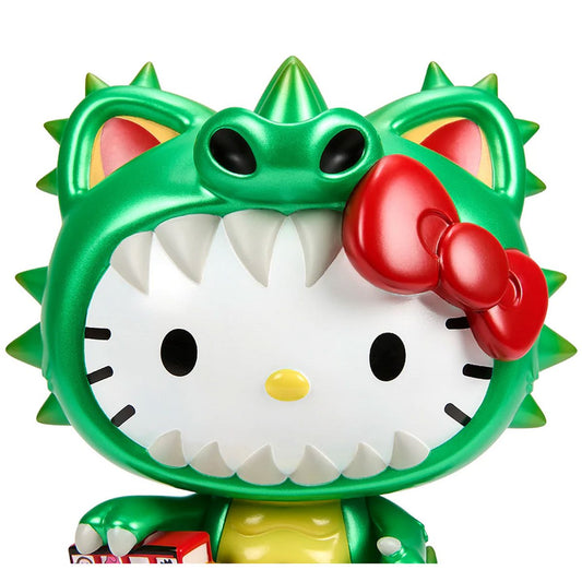 Sanrio Hello Kitty Kaiju Cosplay Metallic Green 8-Inch Vinyl Figure