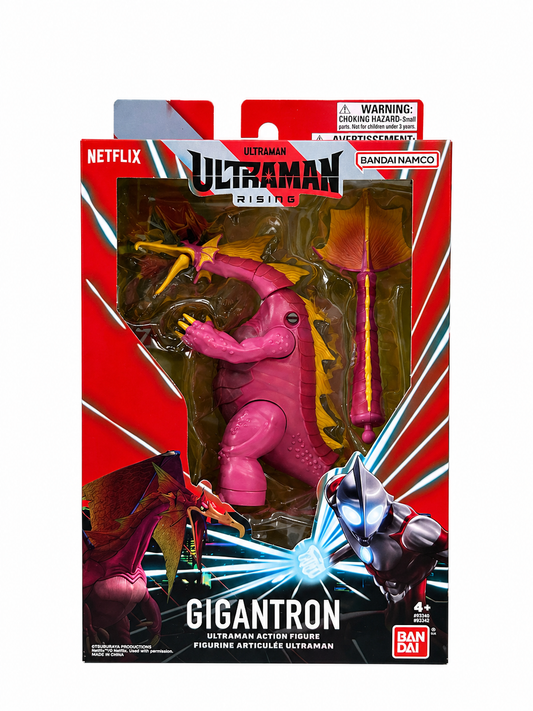 Ultraman: Rising Gigantron 5-Inch Soft Vinyl Deluxe Kaiju Figure
Ultraman Bandai Namco Vinyl Figures and Banks