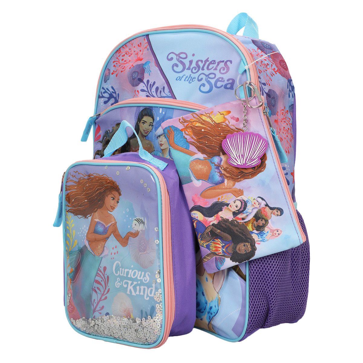 The Little Mermaid Backpack 5-Piece Set