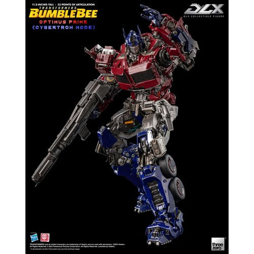 Transformers: Bumblebee Optimus Prime Cybertron Mode DLX Action Figure
Transformers Threezero Action Figures
Item Number: TH3Z0650WNK