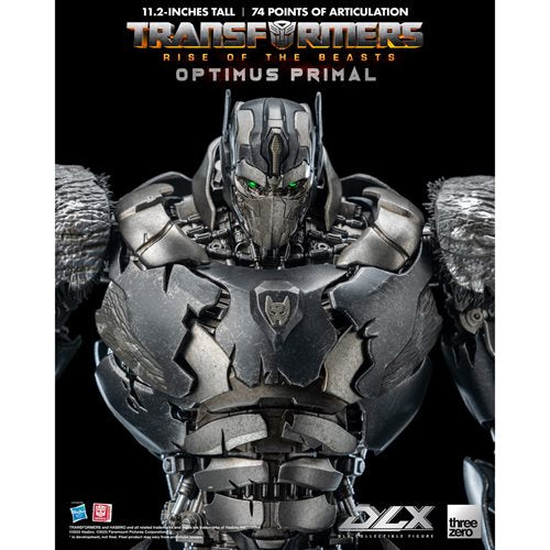 Transformers: Rise of the Beasts Optimus Primal DLX Action Figure
Transformers Threezero Action Figures
Item Number: TH3Z0565WNK