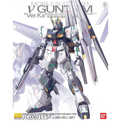 Mobile Suit Gundam Char's Counterattack Nu Gundam Version Ka Master Grade 1:100 Scale Model Kit