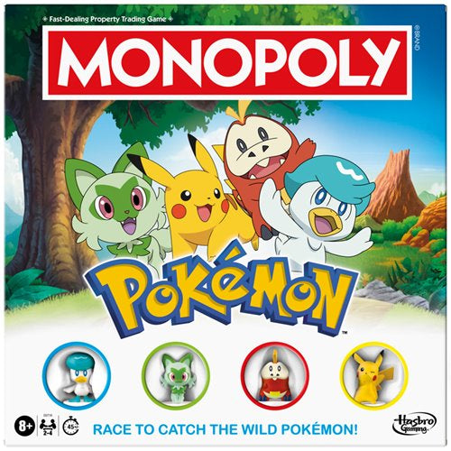Pokemon Edition Monopoly Game
Pokemon Hasbro Games
Item Number: HSG0716SNK