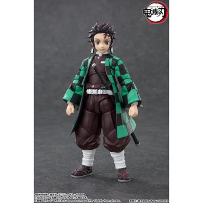 Demon Slayer: Kimetsu No Yaiba Tanjiro S.H.Figuarts Action Figure Demon Slayer Bandai Tamashii Nations  Action Figures Item Number BLFBAS66475