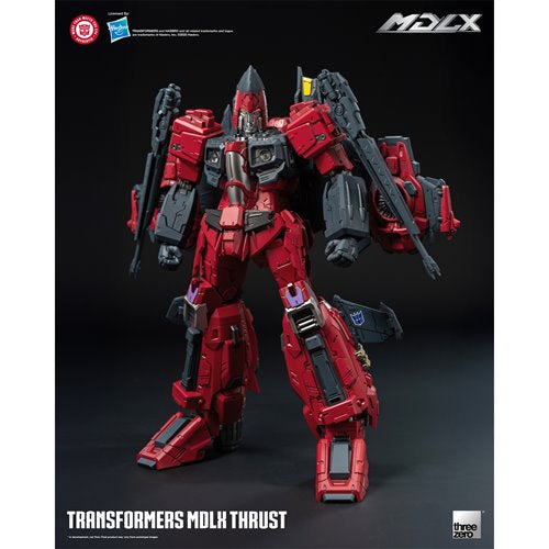 Transformers Thrust MDLX Action Figure
Transformers Threezero Action Figures
Item Number: TH3Z0889WNK