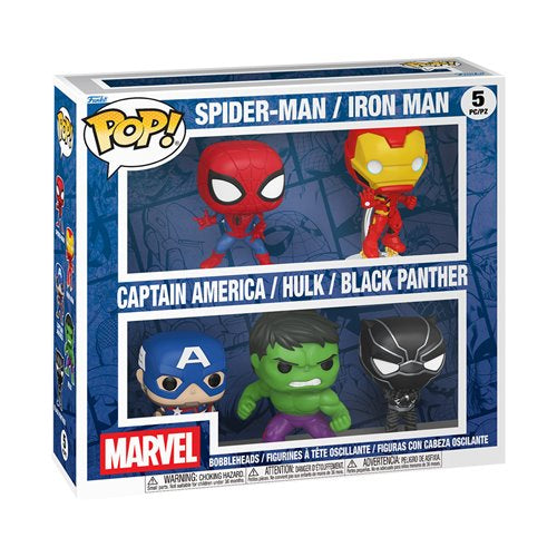 Marvel Funko Pop! Vinyl Figure 5-Pack
Marvel Funko Vinyl Figures
Item Number: FU94798WNK1