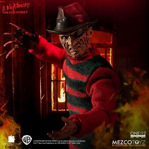 A Nightmare on Elm Street Freddy Krueger One:12 Collective Action Figure
Nightmare on Elm Street Mezco Toyz Action Figures
Item Number: MZ77390WNK1