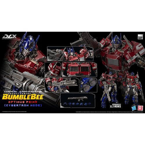 Transformers: Bumblebee Optimus Prime Cybertron Mode DLX Action Figure
Transformers Threezero Action Figures
Item Number: TH3Z0650WNK