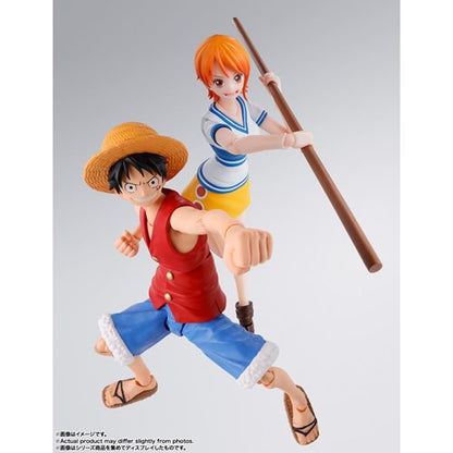 One Piece Monkey D. Luffy Romance Dawn S.H.Figuarts Action Figure - Reissue
One Piece Bandai Tamashii Nations Action Figures
Item Number: BLFBAS66473WNK