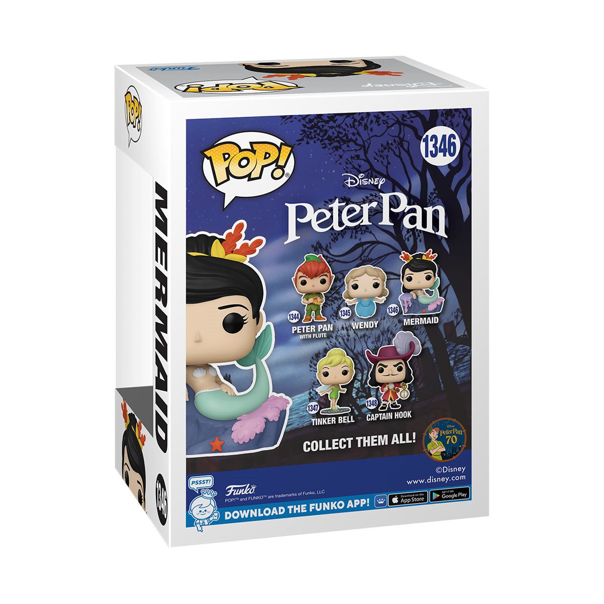 Peter Pan 70th Anniversary Mermaid Funko Pop! Vinyl Figure #1346