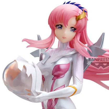 Mobile Suit Gundam Seed Freedom Lacus Clyne Pilot Suit Pearl Version Glitter and Glamours Statue
Gundam Banpresto Statues. Item Number:740700