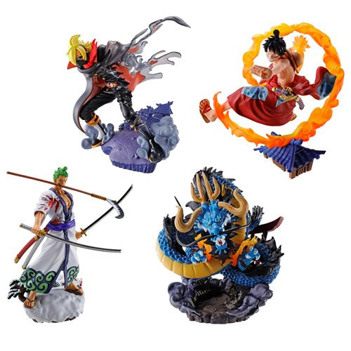 Piece
One Piece Wano Kuni Logbox Re Birth Vol 1 Petitrama Mini-Figure 4-Pack Display
One Piece MegaHouse Statues and Busts
Item Number: BLFMGH51851AWNK
SOLD