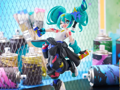 Hatsune Miku Muchute Figure – Paint Girl Another Color Ver., 9.05”