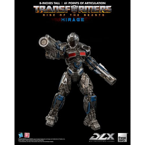 Transformers: Rise of the Beasts Mirage DLX Action Figure
Transformers Threezero Action Figures
Item Number: TH3Z0564WNK