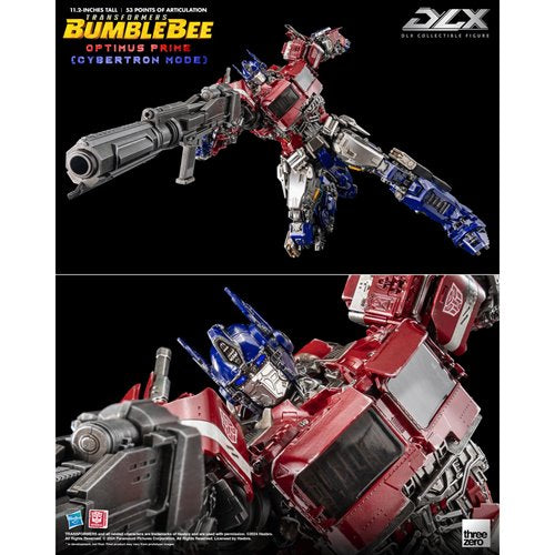 Transformers: Bumblebee Optimus Prime Cybertron Mode DLX Action Figure
Transformers Threezero Action Figures
Item Number: TH3Z0650WNK