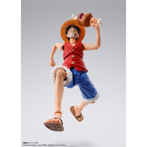 One Piece Monkey D. Luffy Romance Dawn S.H.Figuarts Action Figure - Reissue
One Piece Bandai Tamashii Nations Action Figures
Item Number: BLFBAS66473WNK