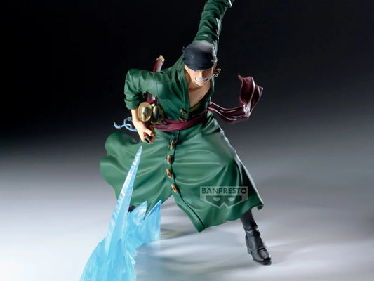 One Piece Roronoa Zoro MAXIMATIC PLUS Figure by Banpresto – 11 Inches