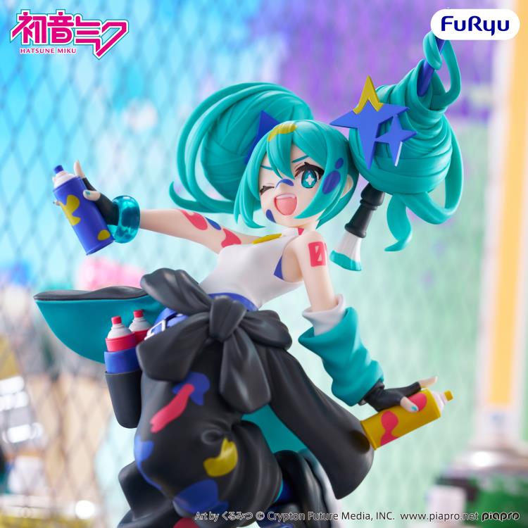 Hatsune Miku Muchute Figure – Paint Girl Another Color Ver., 9.05”