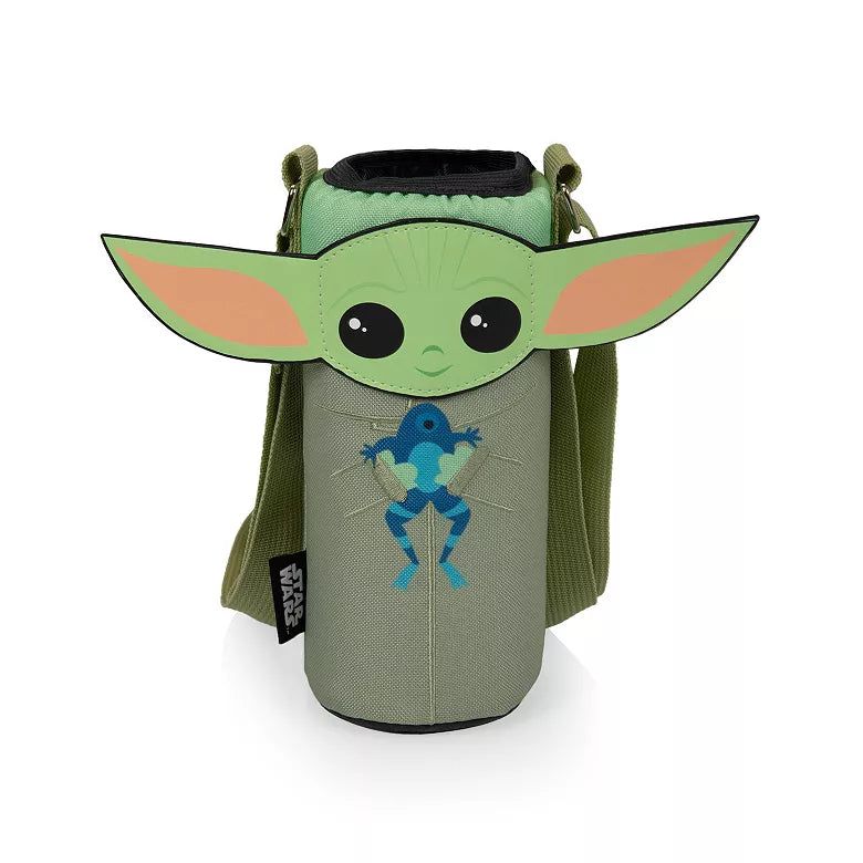 Star Wars: The Mandalorian Grogu Insulated Water Bottle Cooler with Shoulder Strap | Oniva