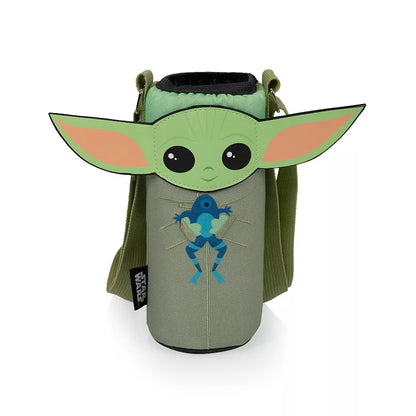 Star Wars: The Mandalorian Grogu Insulated Water Bottle Cooler with Shoulder Strap | Oniva