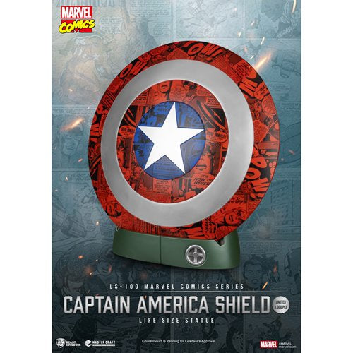 Marvel Comics Series Captain America Life Size Shield LS-100 Master Craft Statue
Captain America Beast Kingdom Statues and Busts
Item Number: DC245820WNK