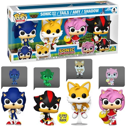 Sonic the Hedgehog Glow-in-the-Dark Funko Pop! Vinyl Bundle Box 4-Pack
Sonic the Hedgehog Funko Vinyl Figures
Item Number: FU97580WNK