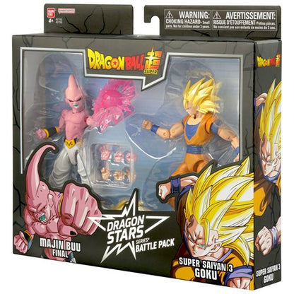 Dragon Ball Z Dragon Stars Battle Pack Super Saiyan 3 Goku vs Majin Buu Final Action Figure 2-Pack
Bandai Namco Dragon Ball Action Figures
Item Number: BA37295WNK