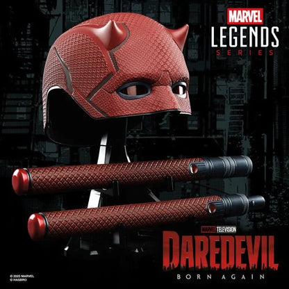 Daredevil Marvel Legends Daredevil: Born Again Mask and Billy Club Prop Replicas
Daredevil Hasbro Prop Replicas
Item Number: HSG1598WNK1